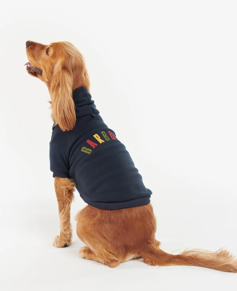 Barbour Dog Hoodie in Navy